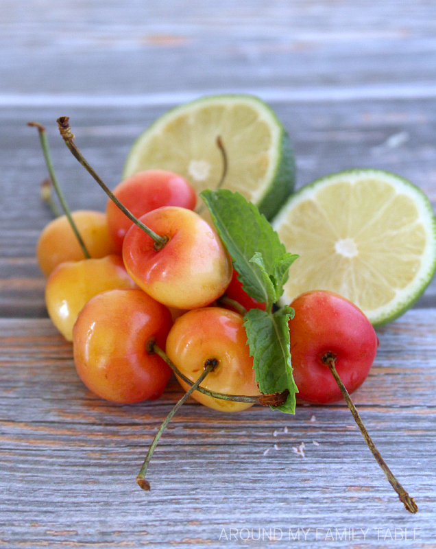 fresh summer cherries