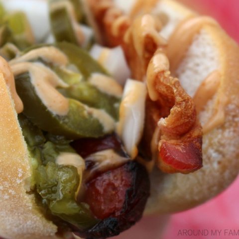 Hot and spicy Devil Dogs (hot dogs)