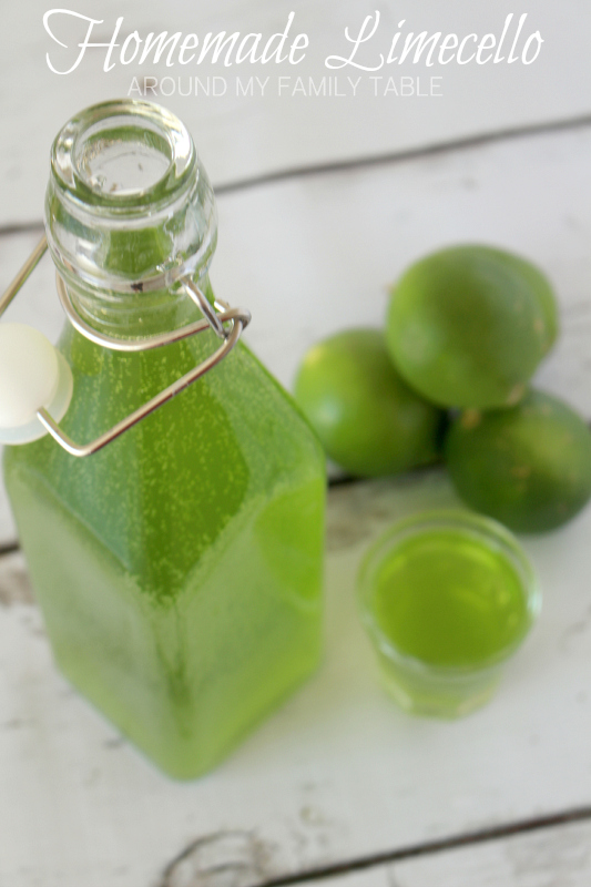 Homemade Limecello...it's easy to make and perfect for sipping or adding to drinks.