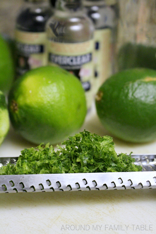 Homemade Limecello...it's easy to make and perfect for sipping or adding to drinks.