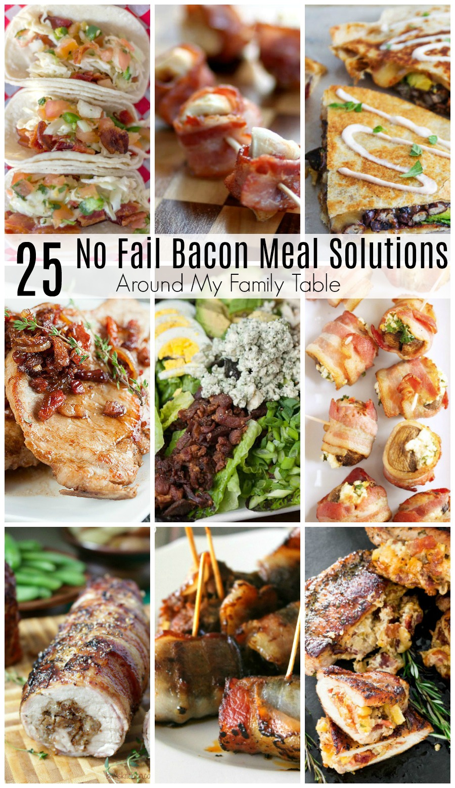 Bacon lovers take note!  Your favorite breakfast meat isn’t just for breakfast anymore!  It can be used to in lots of different ways. Think beyond a traditional BLT sandwich for a bacon-inspired supper with these 25 Best Bacon Recipes. via @slingmama