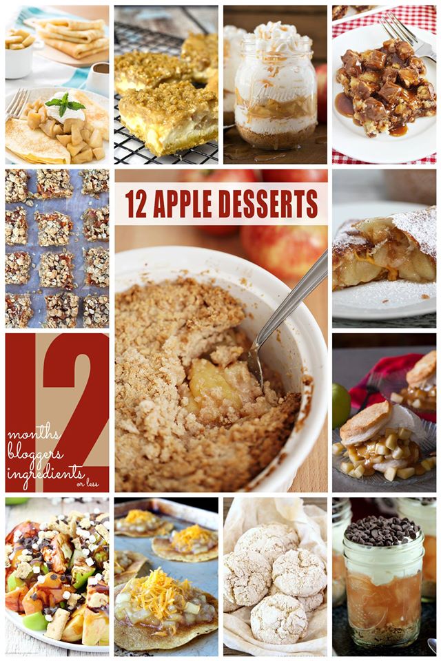 12 Apple Recipes using 12 Ingredients or Less