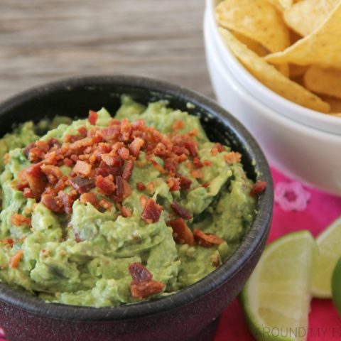 bowl of Bacon Guacamole