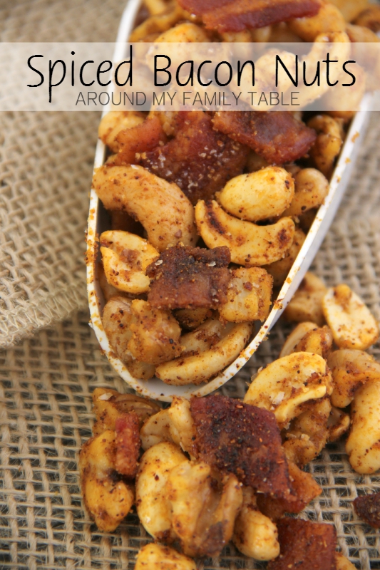 Once you start, it's hard to stop! These SPICED BACON NUTS are addictive!