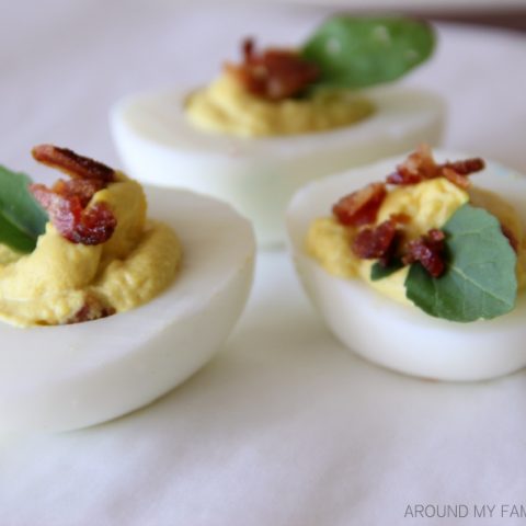 BLT deviled eggs