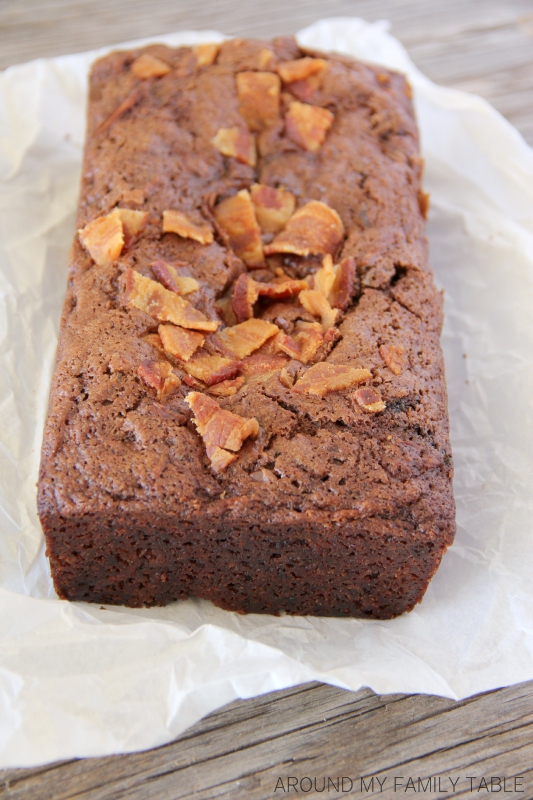 Moist and a little sweet and a little salty, this Bacon Chocolate Zucchini Bread will blow your mind! Trust Me!