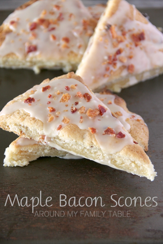 If you are a fan of sweet & salty then you will love these Maple Bacon Scones.