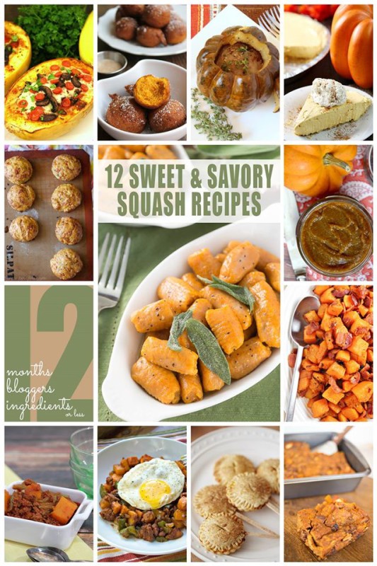 12 Easy and Delicous Squash Recipes