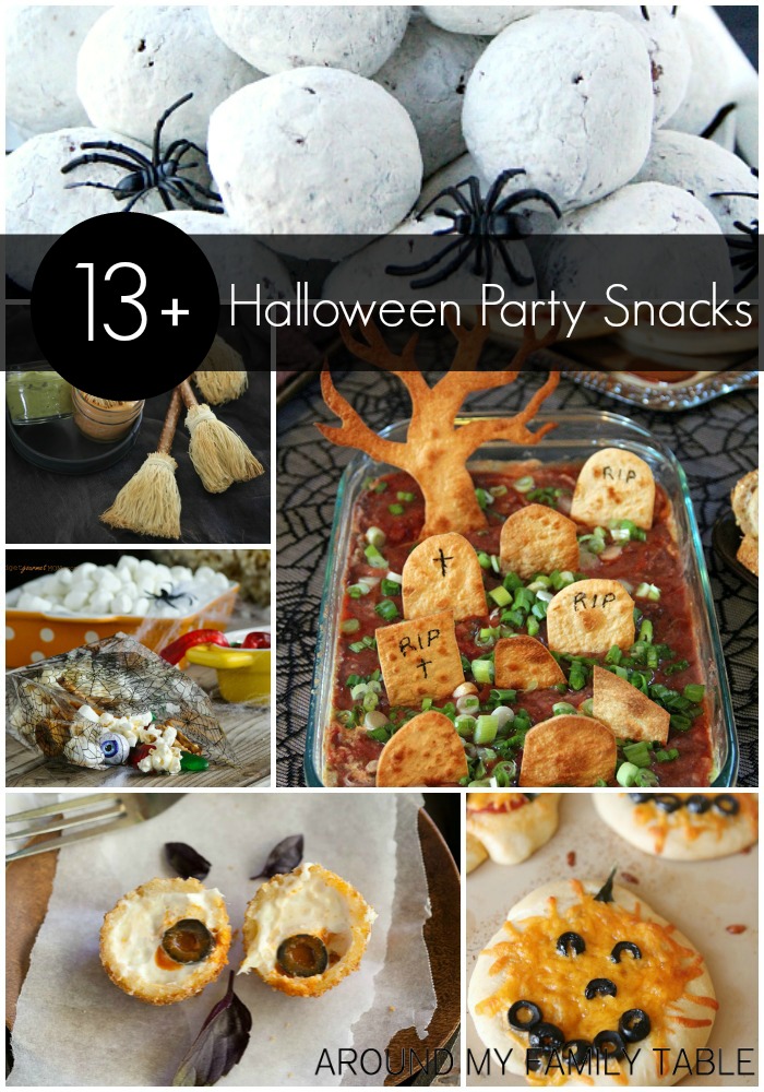 What a great excuse to get your inner foodie to create some cute and creepy Halloween party snacks.