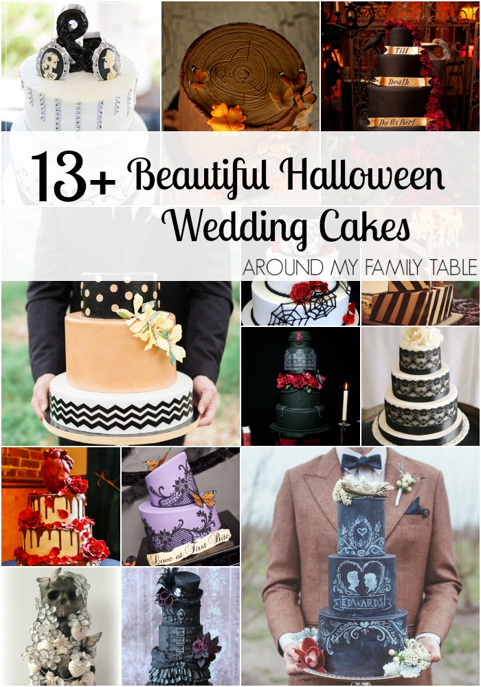 Beautiful Halloween Wedding Cakes