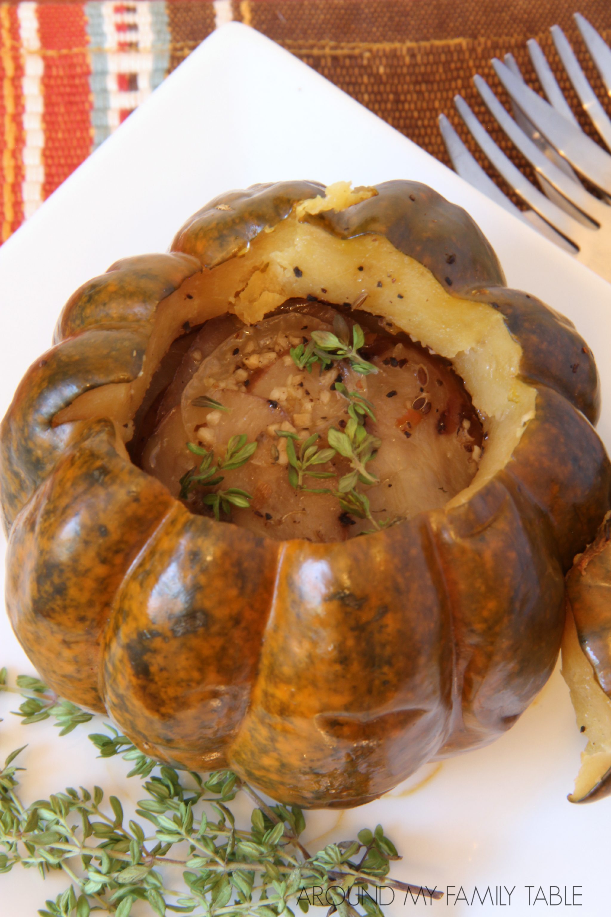 This Crockpot Potato Stuffed Squash is an easy side dish that is perfect for every day meals, but is nice enough for holiday supper too. 