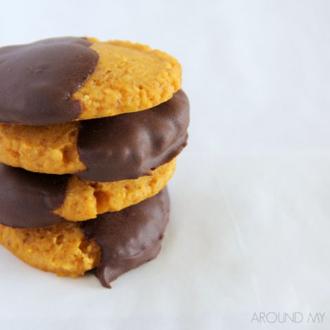 Halloween pumpkin cookies