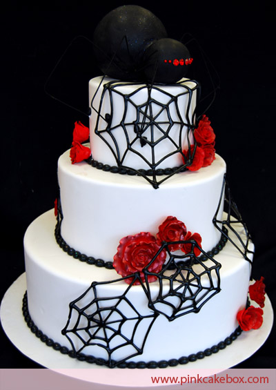 Halloween Spider Cake