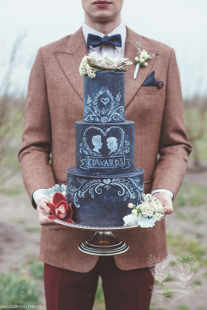 Chalkboard Cake