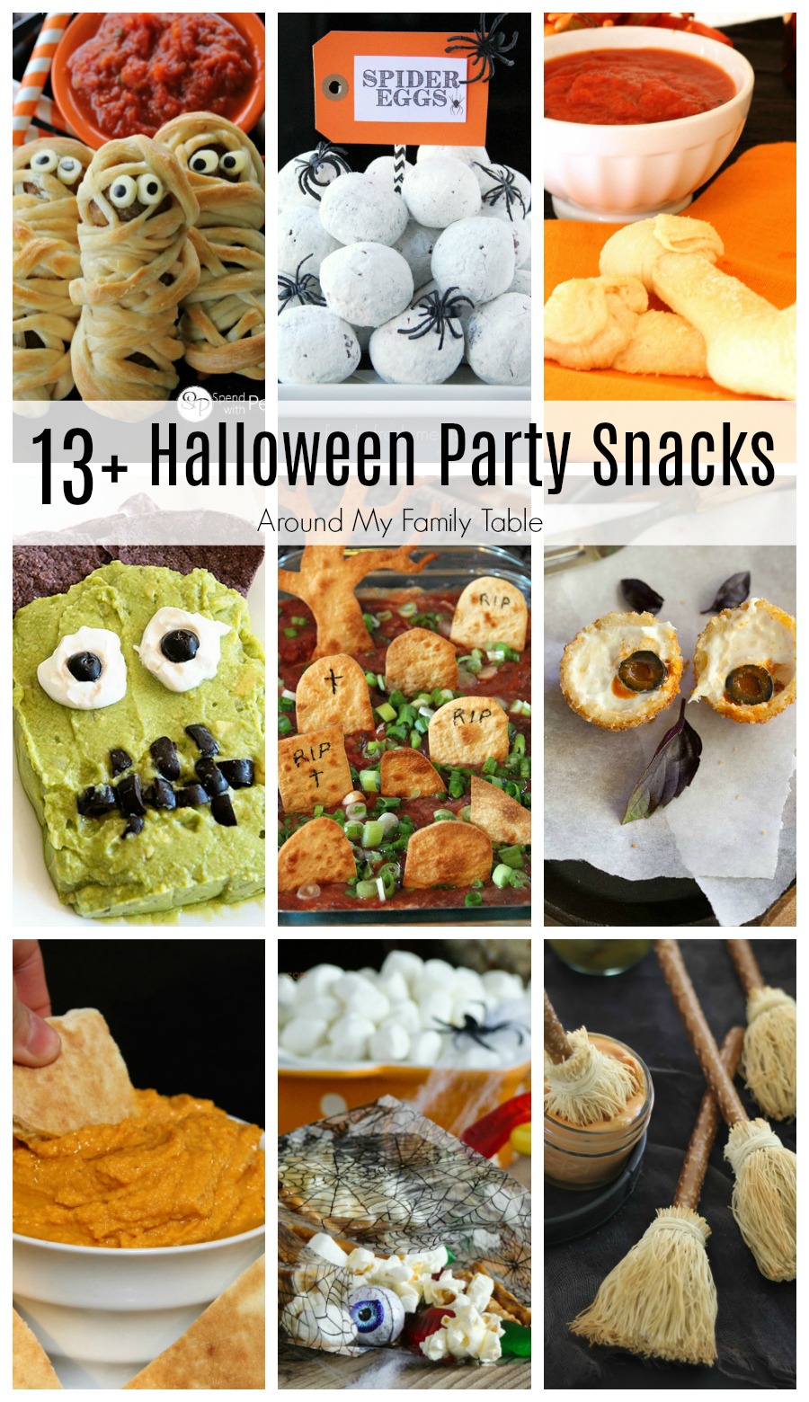 Are you planning a Halloween party or a playdate for the kids this year?  It’s the perfect time to stir up some fun with these 13 incredible and crowd-pleasing Halloween Party Snacks that have loads of flavor!