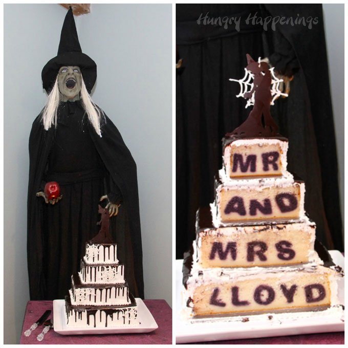 Halloween Wedding Cake