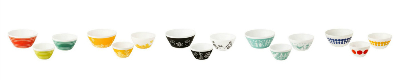 Vintage Charm Bowls from Pyrex