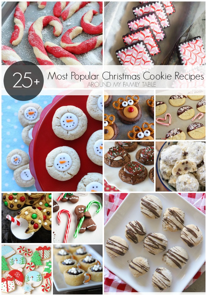 25 of the Most Popular Christmas Cookie Recipes