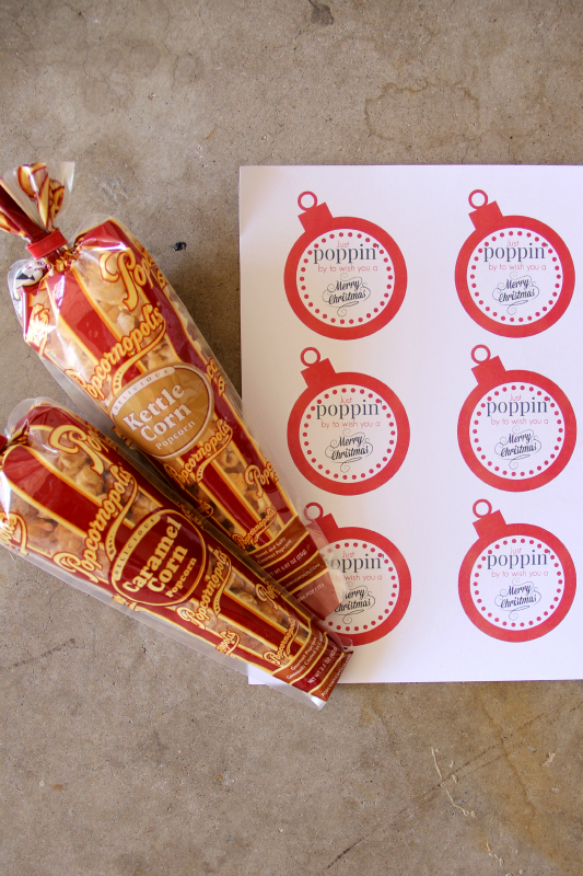 Make these Popcorn Christmas Gifts in bulk this year for all those last minute gifts. 