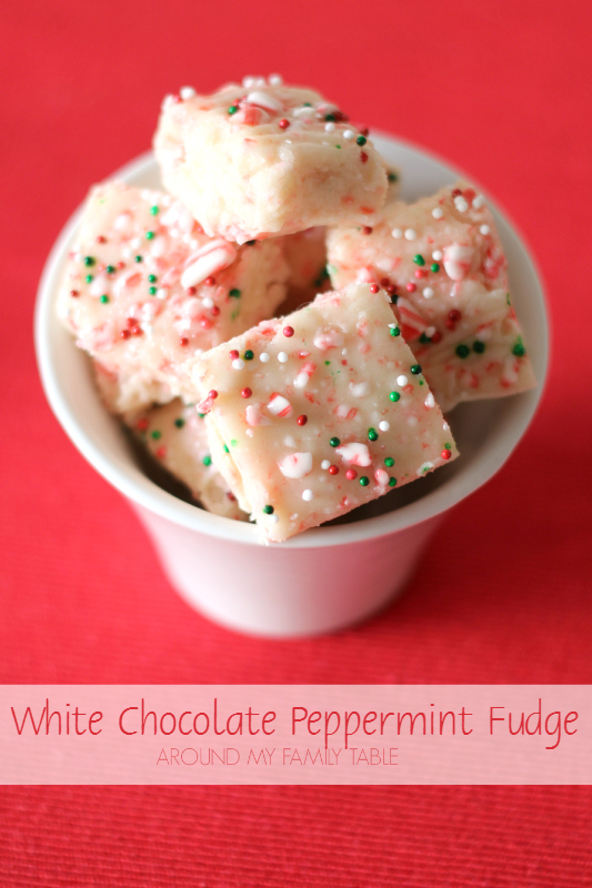 This White Peppermint Fudge recipe is a cinch to make and has only 3 ingredients.