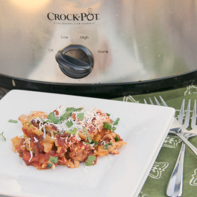 Slow Cooker Turkey Lasagna