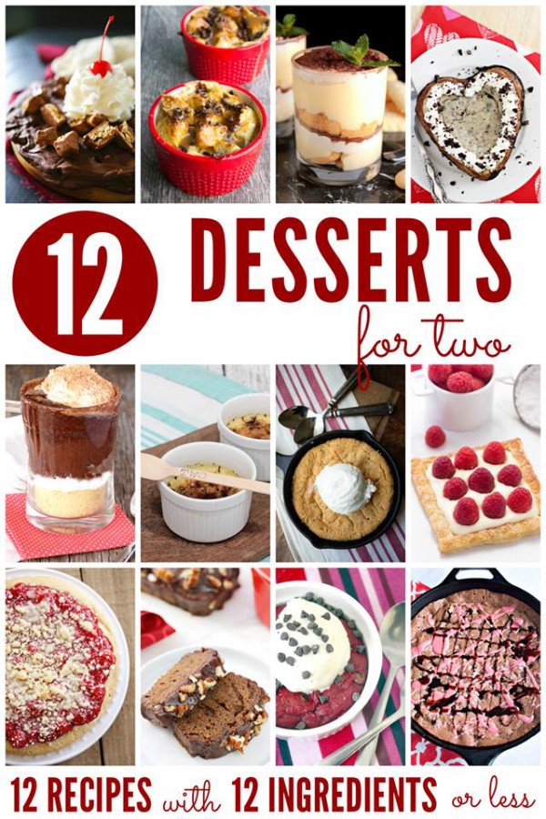 I love surprising Hubby with a special dessert just for the two of us after the kids are in bed. Surprise your sweetie one of these amazing Desserts for 2