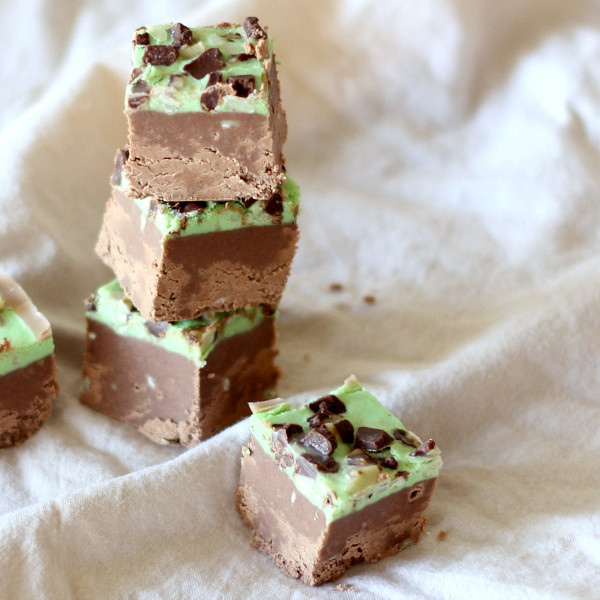 Chocolate Mint Fudge Around My Family Table