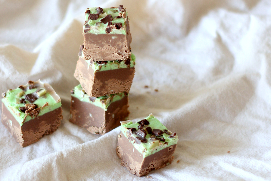 chocolate mint fudge