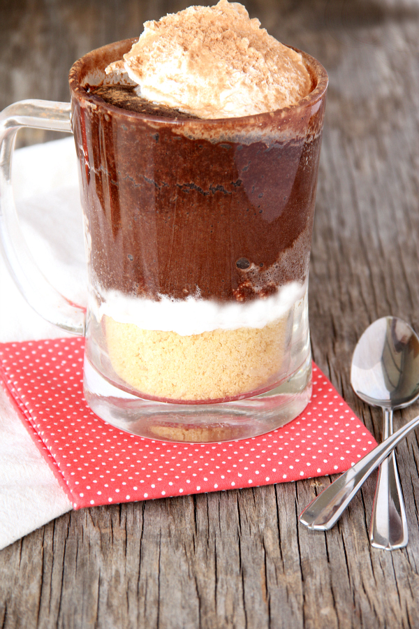 I love surprising Hubby with a special dessert just for the two of us after the kids are in bed. Surprise your sweetie with this easy S'Mores Mug Cake.