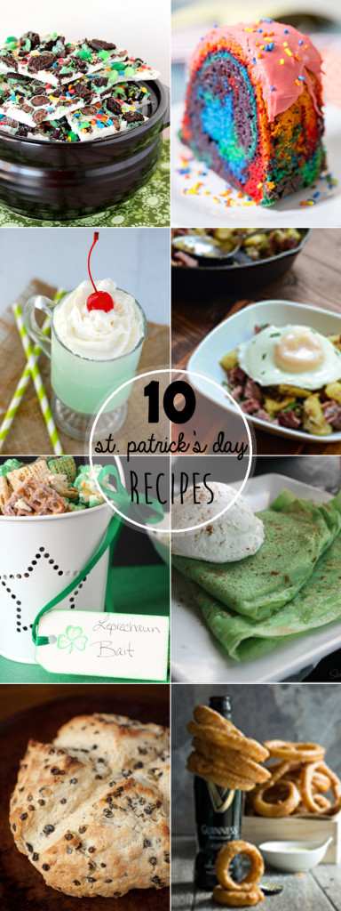 St. Patrick's Day is one of my favorite holidays. I just love the food, so I've rounded up some of the Top St Patrick's Day Recipes.