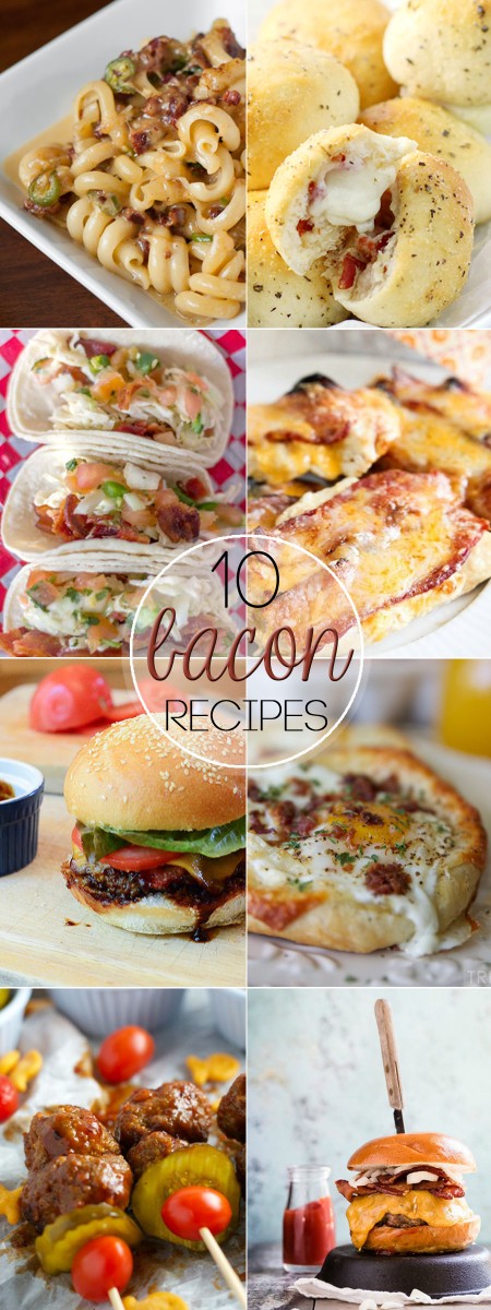 These 10 Must Try Bacon Recipes for Bacon Lovers are on the top of my OH EM GHEE must make list! 