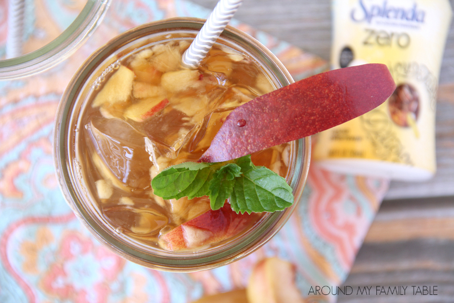 Sip on this Sweet Peach Iced Tea this summer while you lounge by the pool. You'll have no regrets plus it's packed with tons of peaches with a hint of sweetness.