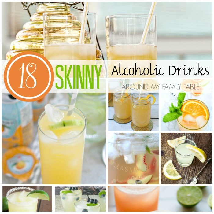 Skinny Alcoholic Drinks for Summer Around My Family Table
