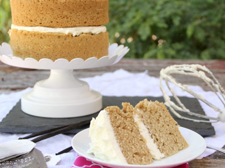 Earl Grey Cake With Vanilla Bean Frosting Around My Family Table