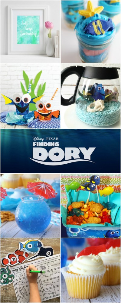 Check out all these fun Dory-inspired ideas. Perfect for a Finding Dory Party!