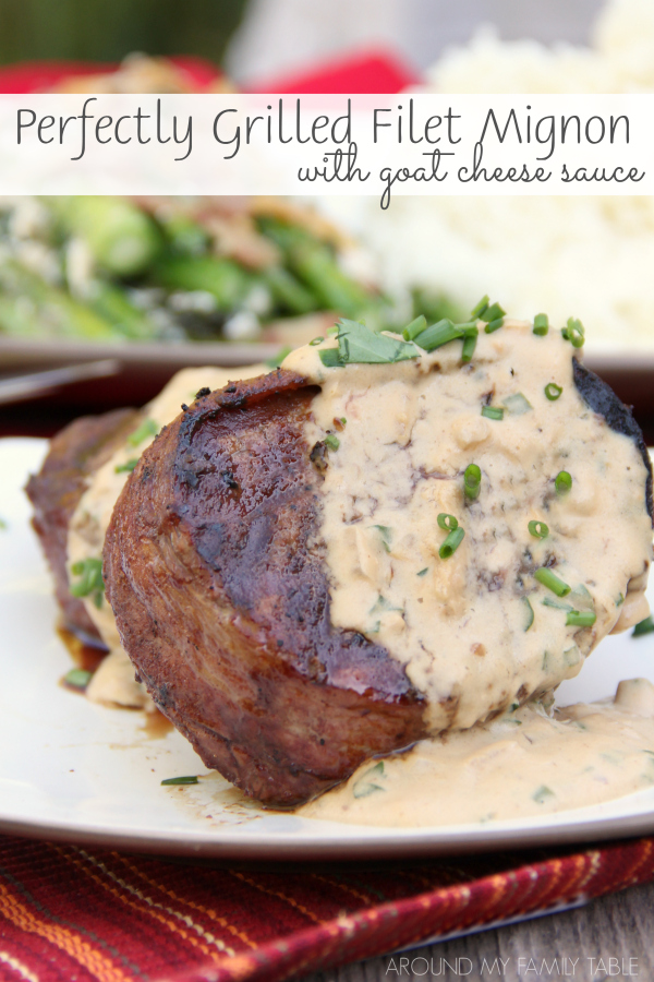 Celebrate any day with a delicious grass-fed filet mignon drizzled with a rich goat cheese sauce for a truly decadent meal.