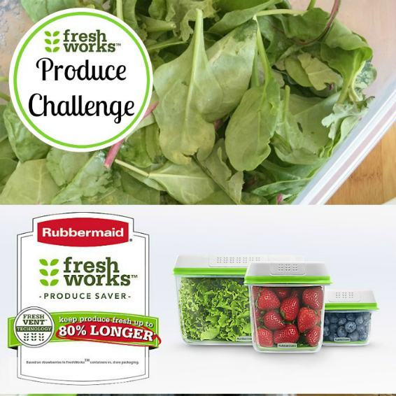 Rubbermaid FreshWorks Produce Challenge Around My Family Table