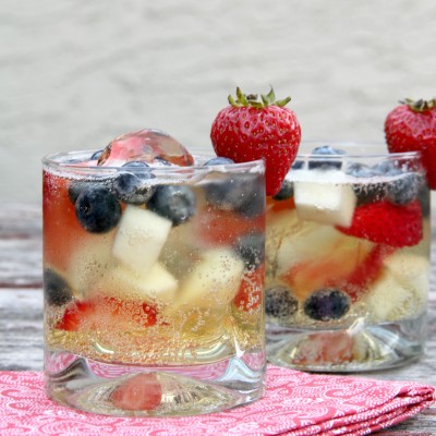Red White and Blue Sparkling Cider