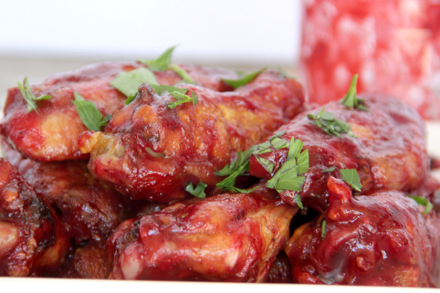 You're sure to love these gorgeous Blackberry BBQ Sticky Wings. A tasty spin on the traditional.