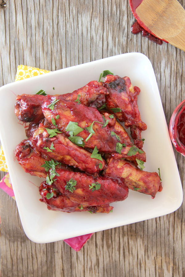You're sure to love these gorgeous Blackberry BBQ Sticky Wings. A tasty spin on the traditional.