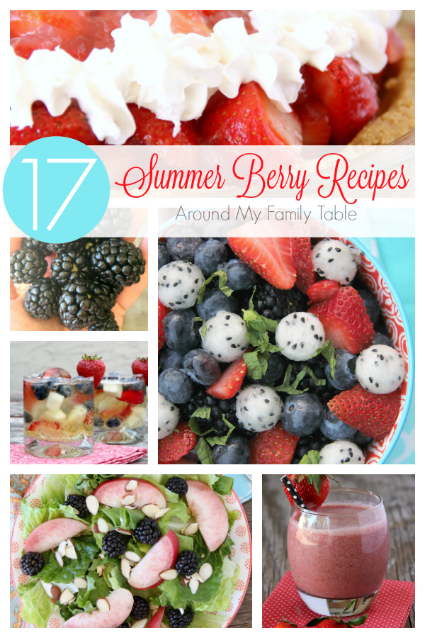 Summer is berry season! I've got 17 Summer Berry Recipes that you have to try this year.