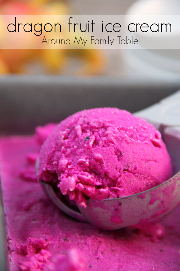 Grab some dragon fruit and make this stunning Dragon Fruit Ice Cream...it's healthy, vegan, and creamy!