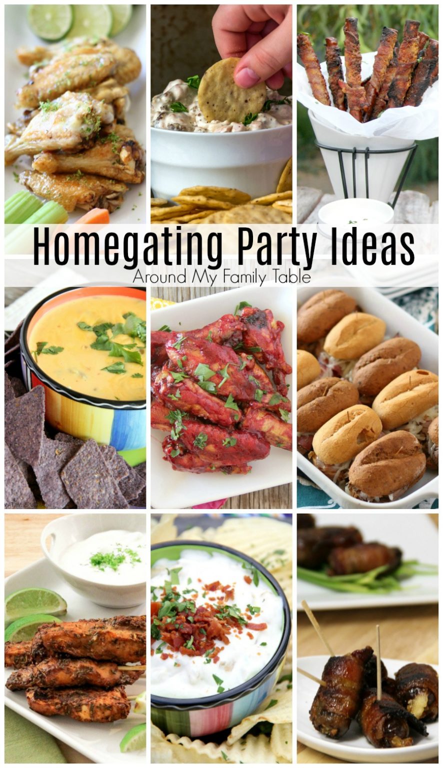 Homegating Party Ideas - Around My Family Table
