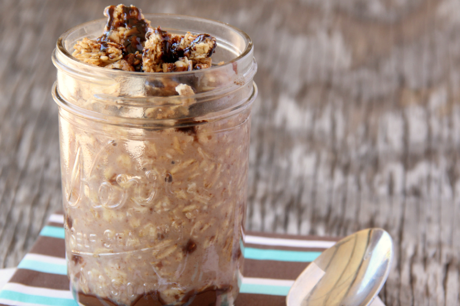 Whether you like your overnight oats hot or right out of the fridge, these Nutella Overnight Oats will get your day off to a great start.