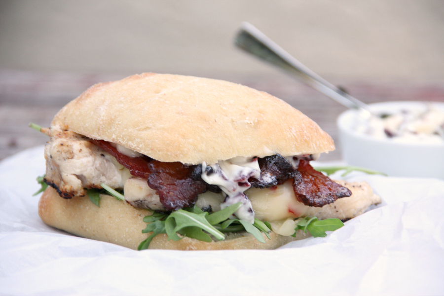 A Texas-sized sandwich is must at any football game. This Chicken Stack Sandwich is, of course, a Houston favorite at football games.