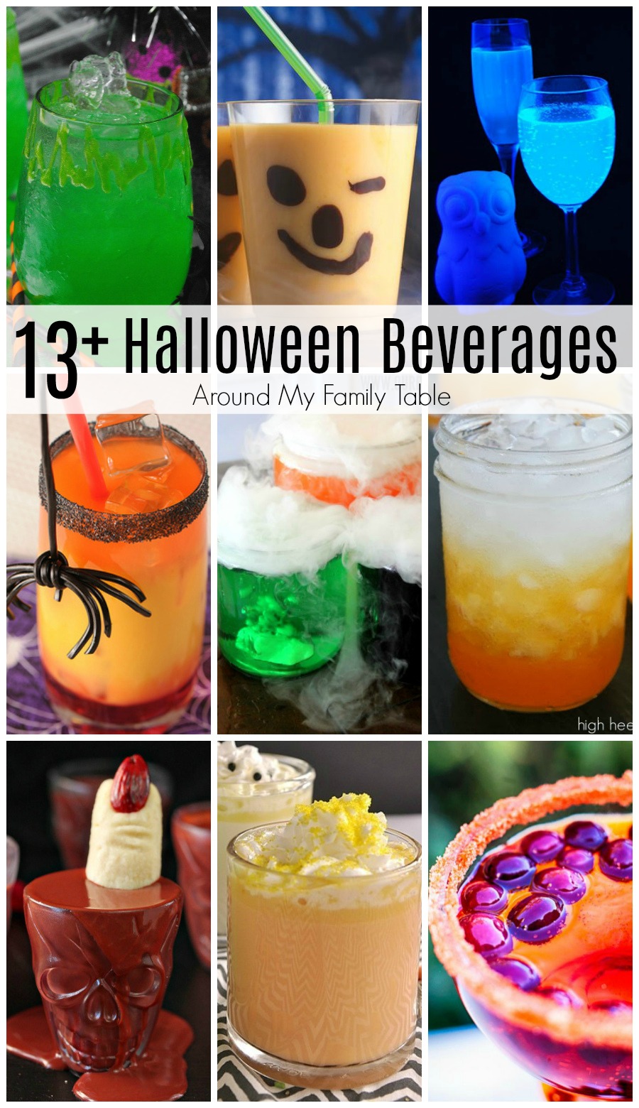 Halloween is almost here, and it’s time to celebrate with over 13 Halloween Beverage Recipes that are perfect to punch up your party!