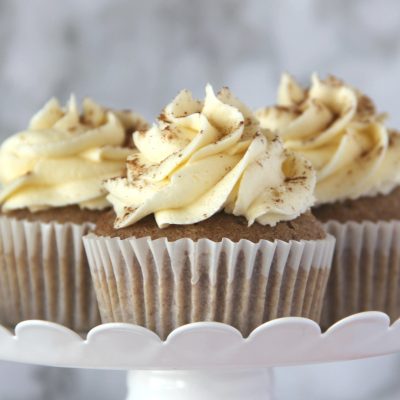 Pumpkin Pie Spiced Cupcakes