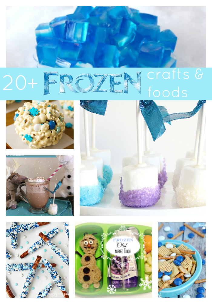 These 20+ Frozen Inspired Crafts & Foods are perfect for any Disney Frozen party. 