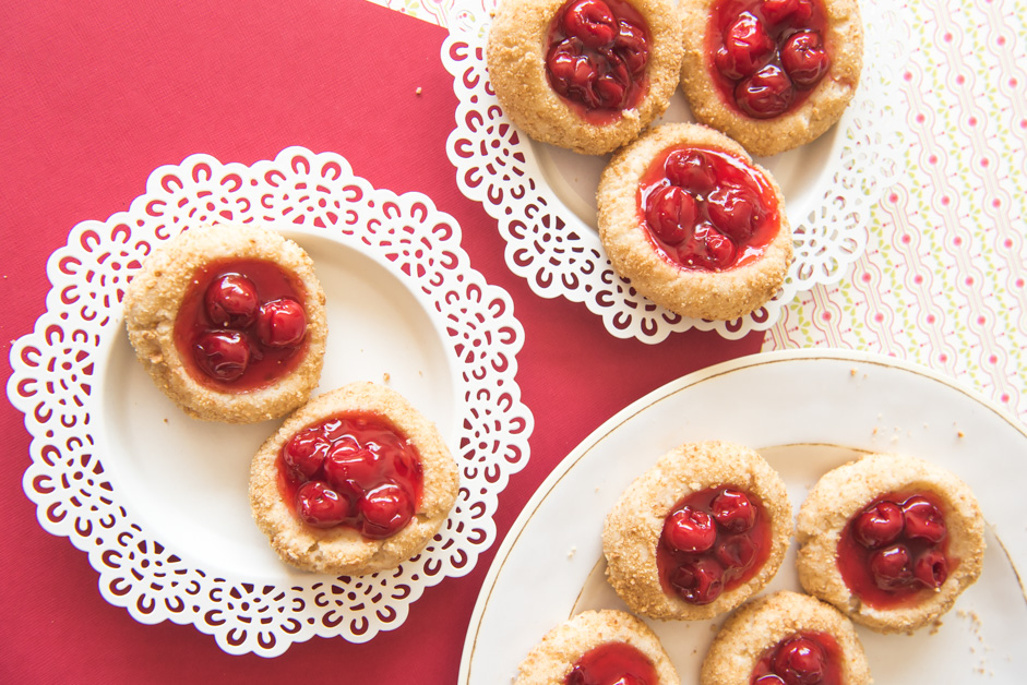 These delicious Cherry Cheesecake Cookies are a simple cookie twist on a classic Christmas dessert.