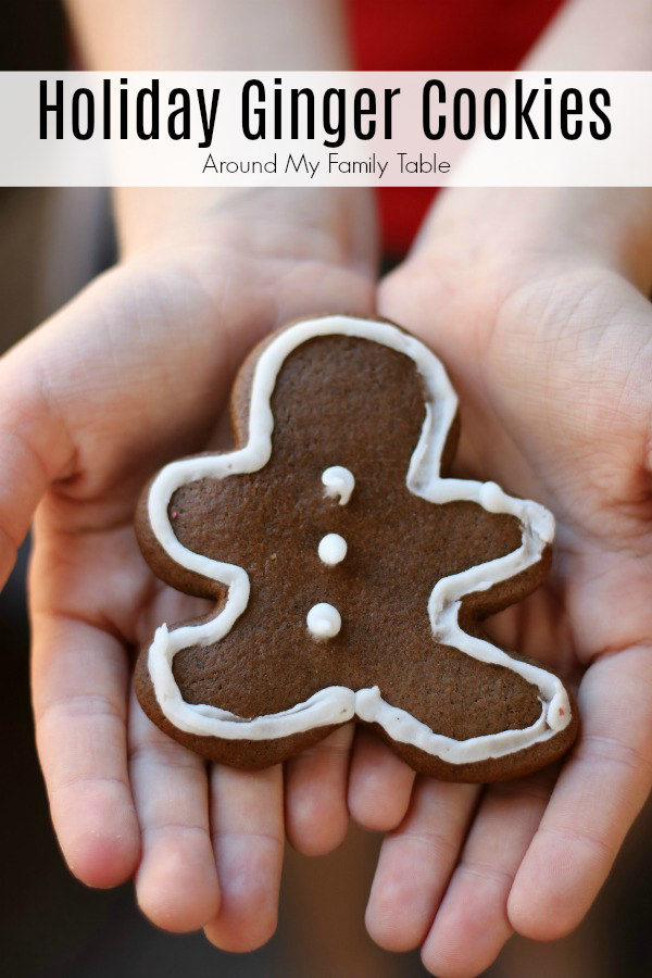 These Holiday Ginger Cookies are perfect for any holiday party or cookie exchange and are super easy to make too. #christmascookies #gingercookies #gingerbread via @slingmama